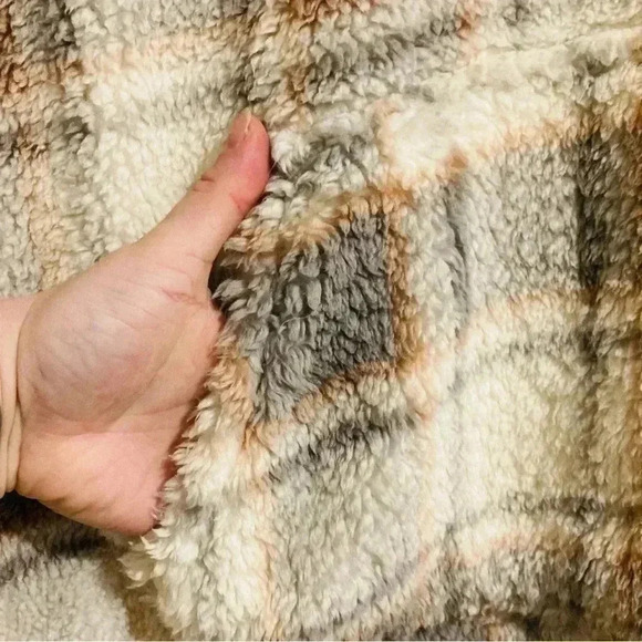 Pink Rose Girl’s Fleece Quarter Zip Sweatshirt Pullover Sweater Sz. Large NWOT - Picture 9 of 12